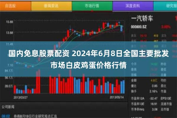 国内免息股票配资 2024年6月8日全国主要批发市场白皮鸡蛋价格行情